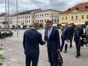 Rokovanie primátora Jána Noska s ministrom dopravy a výstavby Andrejom Doležalom