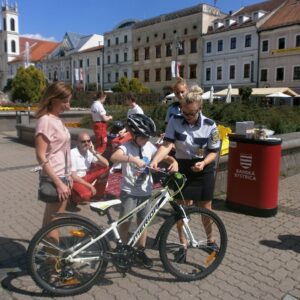 Bezpečná jazda na bicykli nielen v pešej zóne