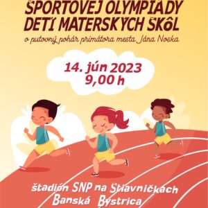 Športová olympiáda DMŠ 2023 plagát A4