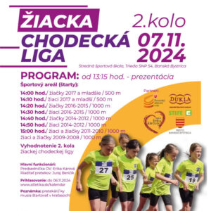 žiacka_chodecká_liga_2kolo