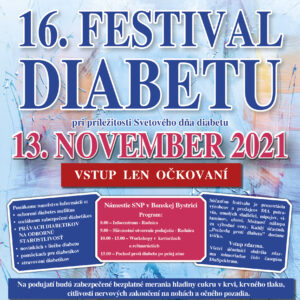 16 festival diabetu A3 BB plagát