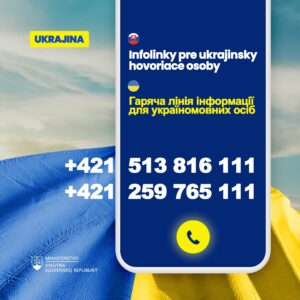 Infolinka pre občanov z Ukrajiny
