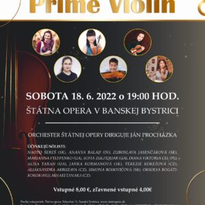 Plagát Prime Violin 2022