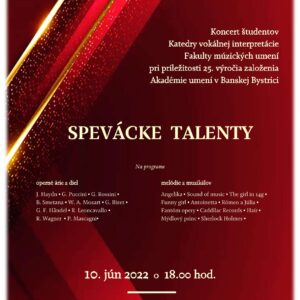 Spevacke talenty 10.6.2022