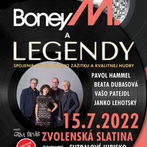 15.7.- Boney M Legendy 2022 plagat A2 NAHLAD