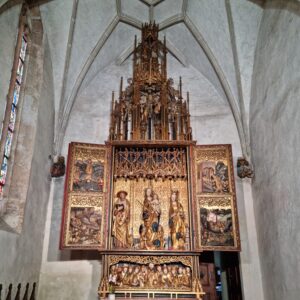 kaplnka sv. Barbory - krídlový got.oltár