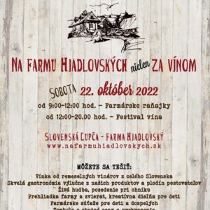 22.10. - na farmu hiadlovských