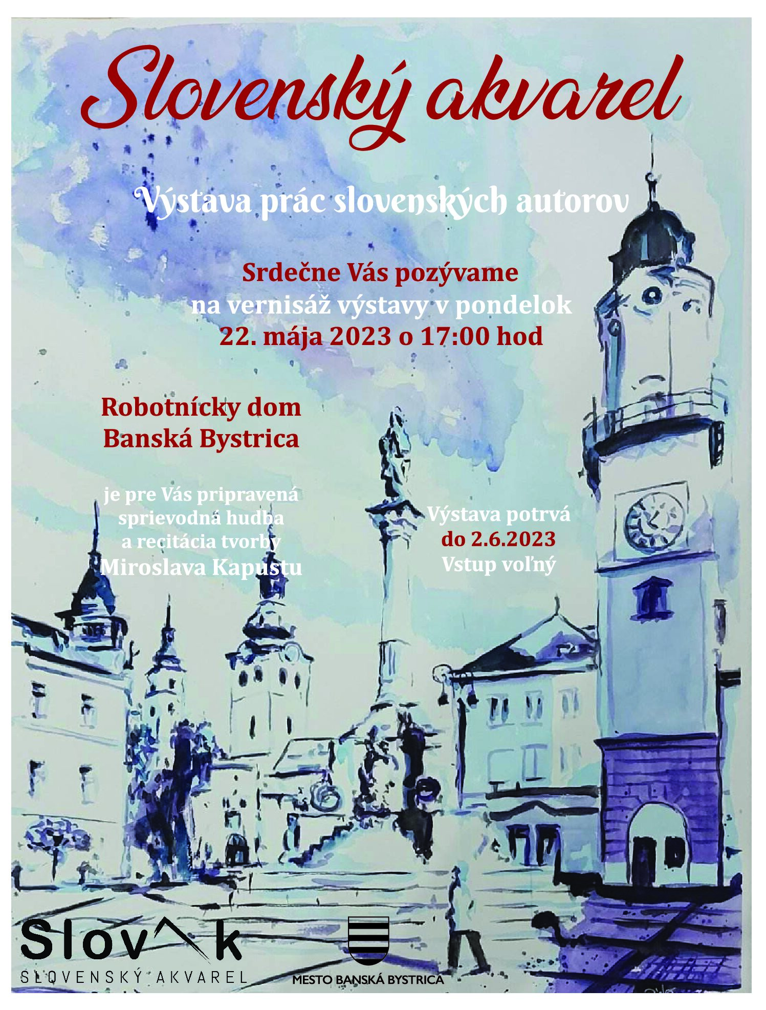 slovenský akvarel pdg 22.5.23 výstava