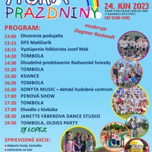 HURÁ PRÁZDNINY 2023 PROGRAM