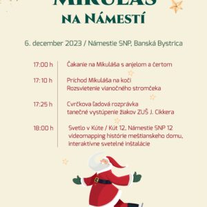 Mikuláš na Námestí SNP
