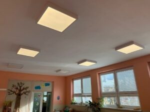 Výmena interiérových svietidiel materskej školy Šalgotarjánska 2