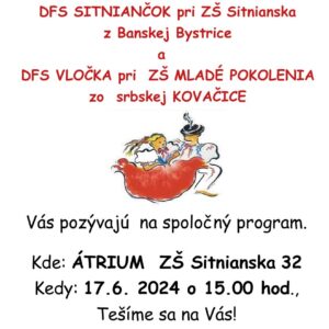 PLAGÁT program DFS Sitniančok a DFS Vločka