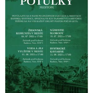 Letné potulky mestom 2025