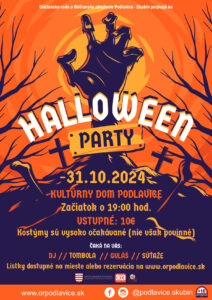 Halloween party_2024_plagát