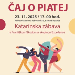 čaj o piatej katarínska zábava 23.11.2025