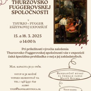 530. výročie založenia Thurzovsko-Fuggerovskej spoločnosti