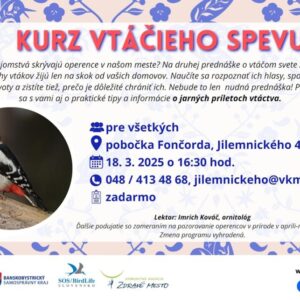 Kurz vtacieho spevu 18032025