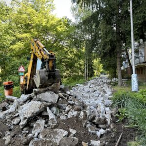 Rekonštrukcia chodníka na Radvanskej ulici