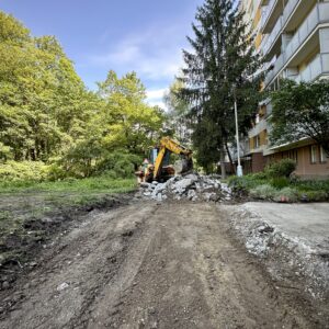 Rekonštrukcia chodníka na Radvanskej ulici