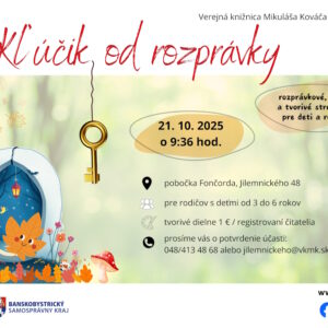 Kľúčik od rozprávky FO, október 2025
