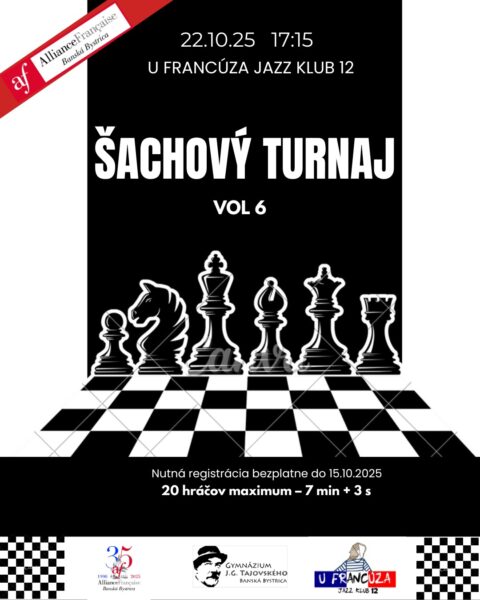 Šachový turnaj Poster