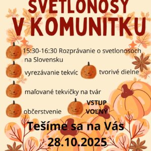Svetlonosy v komunitku plagat