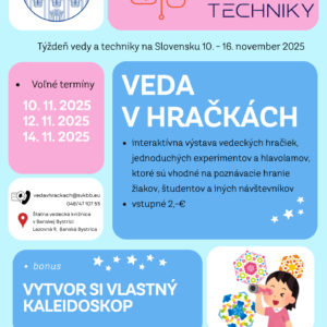 Týždeň veda a techniky na Slovensku 11. -14. november 2025