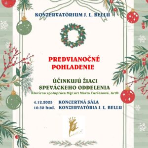 VIANOČNÝ KONCERT PLAGÁT