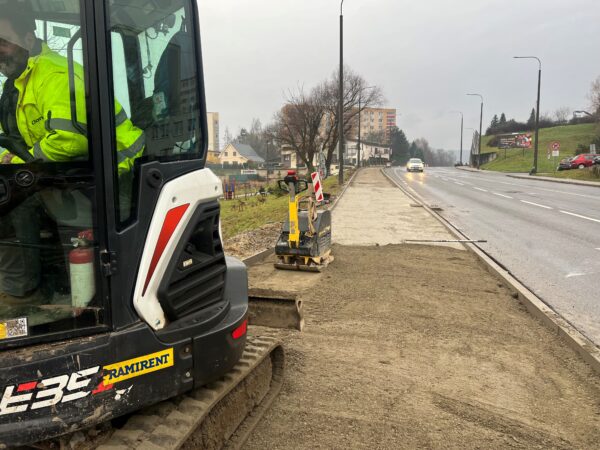 Práce na Ďumbierskej ulici