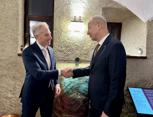 Slávnostné odhalenie medených platní