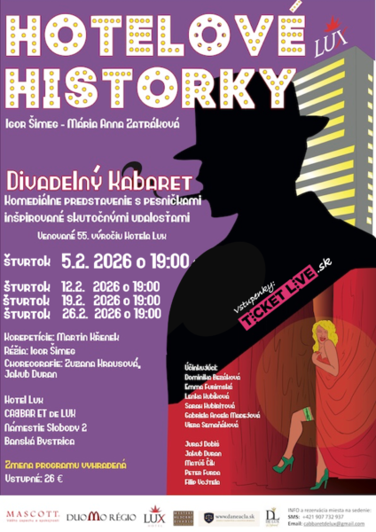 PLAGAT HOTEL HISTORKY reprizy februar 2026