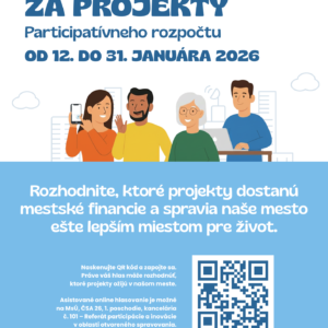 participatívny rozpočet BB hlasovanie plagát