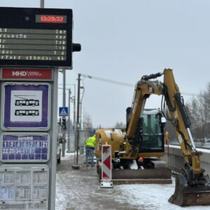 Obmedzenia na zastávke Národná