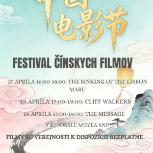 Plagát Festivalu čínskych filmov
