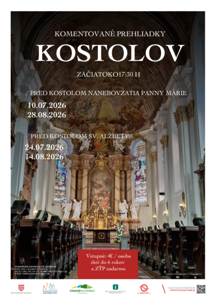 Letné prehliadky kostolov 2026