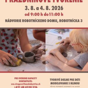 Prázninové tvorenie august 2026