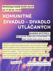 Copy of KOMUNITNÉ DIVADLO – DIVADLO UTLÁČANÝCH - 1