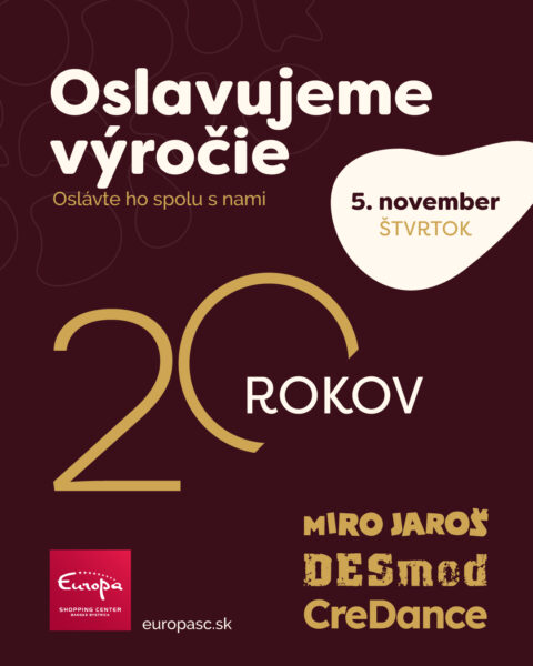 Europa oslavuje 20 rokov
